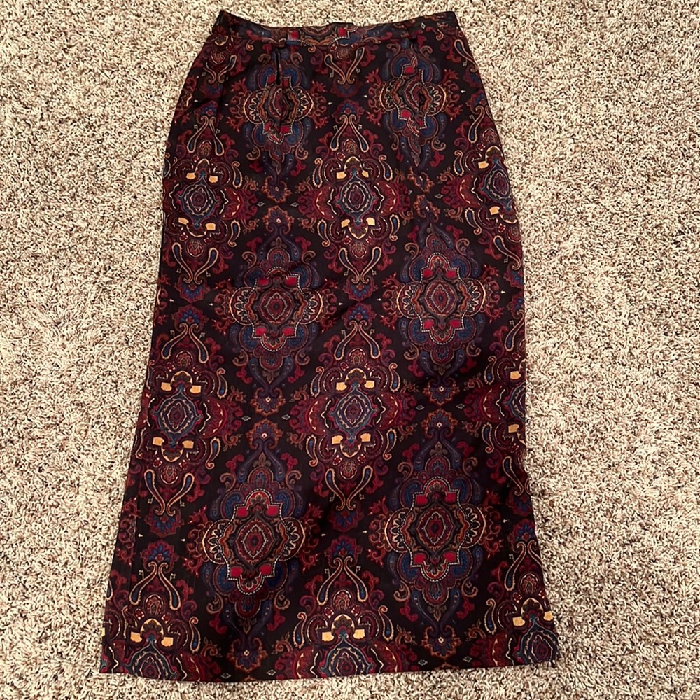 Paisley Maxi Skirt